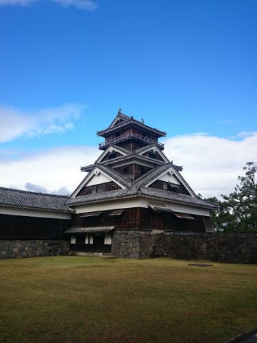 【熊本県の城】2015年12月、熊本城の宇土櫓、平櫓、不開門