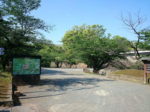 2016年4月29日の熊本城（8）櫨方門前広場と行幸坂