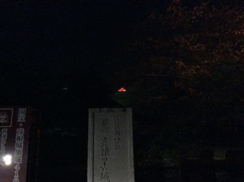 彦根城ライトアップにゆく(17年5月バージョン)