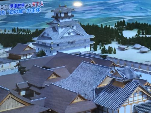 BS朝日 １月5日夜19:00～22:54日本の城見聞録に仙台城のジオラマが放送されました。
