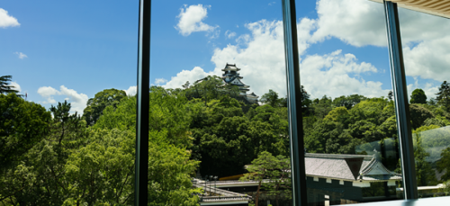 高知城展望ロビーからの眺めが「四国八十八景」に選定されました