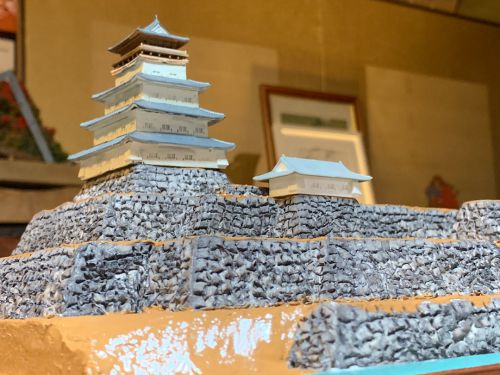 津山城の石垣が出来ました。