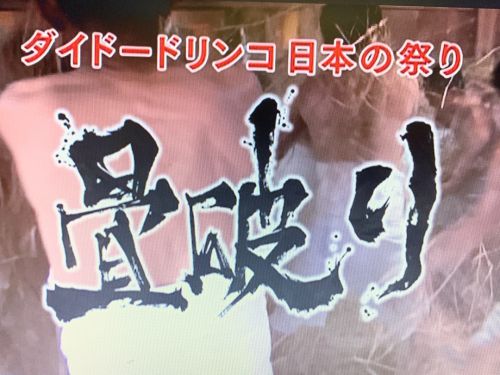 NBC長崎放送 日本の祭り 畳破り 千早城ジオラマが放送されました。