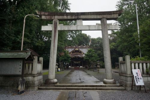 玉敷神社と花崎城
